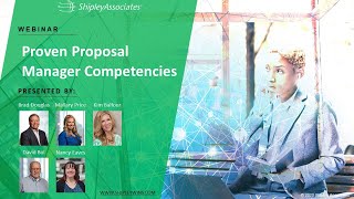 March 17, 2021 Proven Proposal Manager Competencies