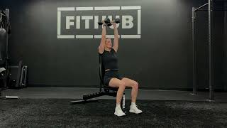 DB Seated Close grip Shoulder Press DEMO