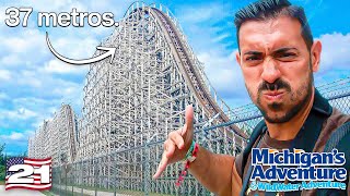 El PEOR parque de CEDAR FAIR 🇺🇸 Así es MICHIGAN'S ADVENTURE