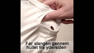 Pocket Nest t-shirts og undertrøjer med lomme til insulinpumpe