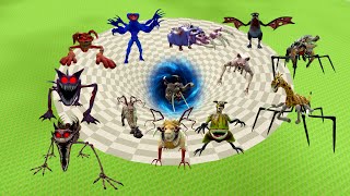 Destroy All Parasite Mutant Animals ZOOCHOSIS And POPPY PLAYTIME in BIG FUNNEL Garry's Mod G1