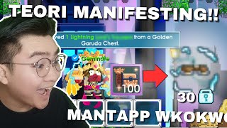 TEORI MANIFESTING WKOWWKOKK | Gacha Garuda Chest!! | Growtopia Gacha Profit 2024