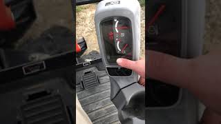 Kubota KX018 How to set the clock