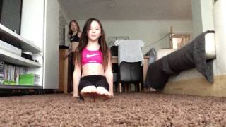 Alphabet gymnastics challenge (not warmed up)