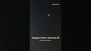 மூன்றாம் பிறை சிங்கப்பூர் | Moondram Pirai Spotted in Singapore | #shorts #crescentmoon #trending