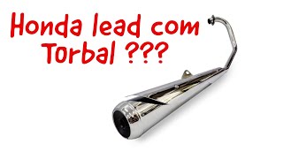 Escapamento torbal na honda lead