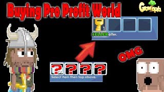 Growtopia - Buying Pro Profit World For BIG Offer