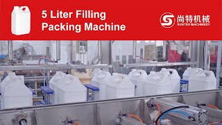 5 Liter Chemical Barrel Filling Packing Machine, Chemical Liquid Filling Machine - Sunter Machinery