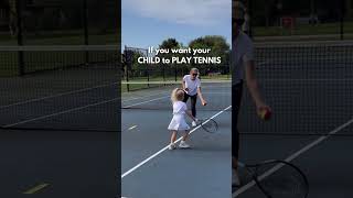 If you want your child to play tennis follow my drills program #tennis