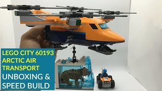 LEGO City Arctic Air Transport (60193) Unboxing, Speed Build and Review