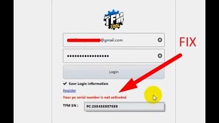 TFM Tool Your Pc Serial Number is Not Activated Solution