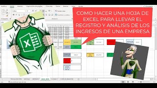 FUNCIONES AUTOSUMA, MÁXIMO, MINIMO Y GRAFICAS EN EXCEL (EJEMPLO PRÁCTICO ANALISIS INGRESOS EMPRESAS)