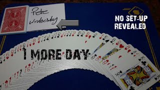 No SET-UP card trick revealed + 1 more day to enter👍👍