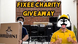 WE GAVE AWAY COMPUTERS!!! | FIXEE CHARITY GIVEAWAY