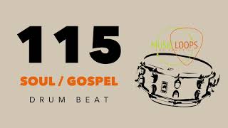 115 bpm 6/8 NeoSoul Gospel drum beat