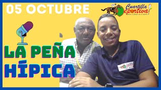 "La Peña Hípica" comentando las carreras del 05 octubre, 11.1 millones en el poolpote-