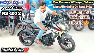 2024 New Bajaj Pulsar NS 400Z Features😍 On Road Price | Top Speed, Milleage || Details Review