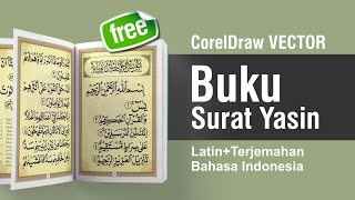 Free Download BUKU YASIN CDR File Full Arab dan Terjemahan #EdukasiGrafis