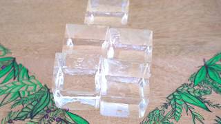 Clear Ice cubes at home