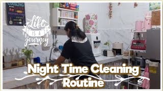 Kitchen Cleaning Motivation✨ | Night Cleaning Routine🤎 || Ehrsy's Home🏡Vlogs