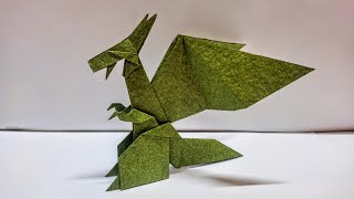 How To Make A Paper Dragon - Origami Dragon Easy - Easy Origami