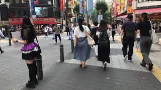 Ikebukuro Tokyo Japan street walk tour summer fashion