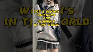 famous school uniforms in the world #shortsfeed #viralshorts #shorts