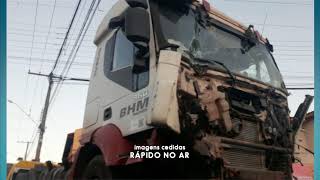 Caminhão desgovernado atinge casa em Limeira