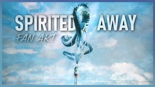 Making a Spirited Away Fan Art in Dreams PS4/PS5 (Time-lapse/Speed Art)