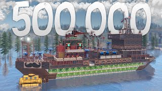 500 000 СКРАПА в ДЕНЬ приносит Моя ОГРОМНАЯ ФЕРМА внутри КОРАБЛЯ в игре Rust/Раст