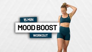 15 MIN MOOD BOOSTING HIIT WORKOUT - All Standing, Beginner Friendly