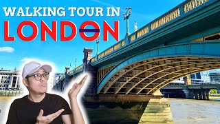 STROLL THROUGH LONDON ON A WALKING TOUR | VISIT BOROUGH MARKET, LONDON BRIDGE, TOWER BRIDGE & MORE