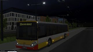 Simt Simulator linka 20 Univerzita - Hlavní nádraží (Irisbus Citelis 12M ev.č.119 DPmML)