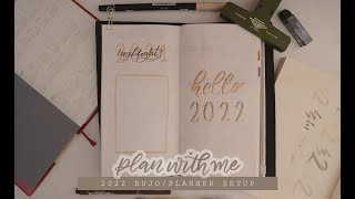 240 2022 MINIMAL BULLET JOURNAL SETUP on my traveler's notebook standard