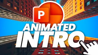 ANIMATED PowerPoint Intro Slide ✨ Easy & Impressive!