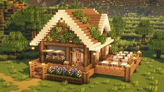 [Minecraft] ☕🥐 Aesthetic Cafe Tutorial / Mizuno's 16 Craft Resource Pack