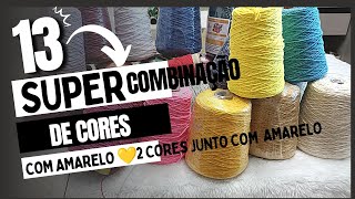 mas 13#combinacoes de cor com amarelo💛mas2 cores juntas com amarelo 💛💛💛