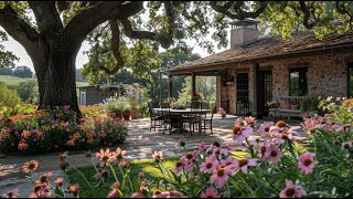 Amidst Nature’s Symphony: A Small Farmhouse Patio as a Haven