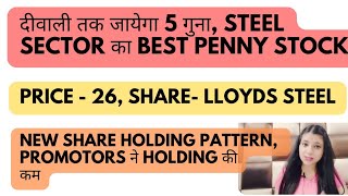 best penny stock to buy for short term😀, multibagger penny stocks,lloyds steels share latest news