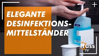 König&Meyer Desinfektionsmittelständer | elegant stabil funktional