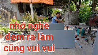 Đem đồ nghề ra làm sắc cũng vui