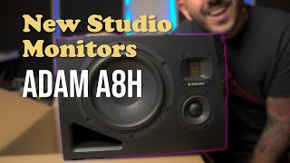 ADAM A8H 3 way monitor unboxing and setup!