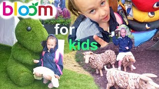 Bloom 2017 for kids Family Fun Part 1 Farm animals and ice cream picnic