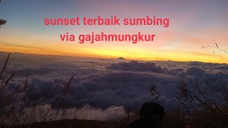 Gunung sumbing via lamuk gajah mungkur