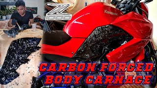 Carbon Kevlar Forged Kawasaki Z250Fi Episode 3