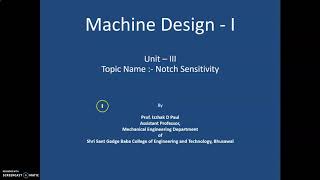 32 Unit III Notch Sensitivity