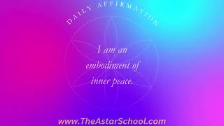 Peaceful I AM Affirmations For Inner Peace with Relaxing Music  (No Voice Over) #affirmations #peace