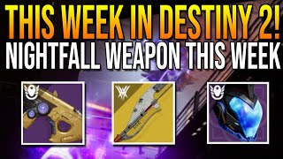 Nightfall Weapon This Week! XP Boost Iron Banner, Daily Red Border NOW (Destiny 2 LIVE🔴)