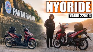 NYORIDE DI BALI KE PANTAI PANDAWA & MELASTI