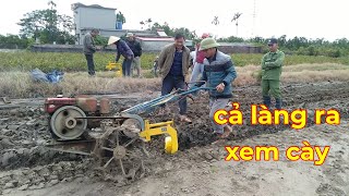 mang cày cho khách, và hướng dẫn cách lắp cày.